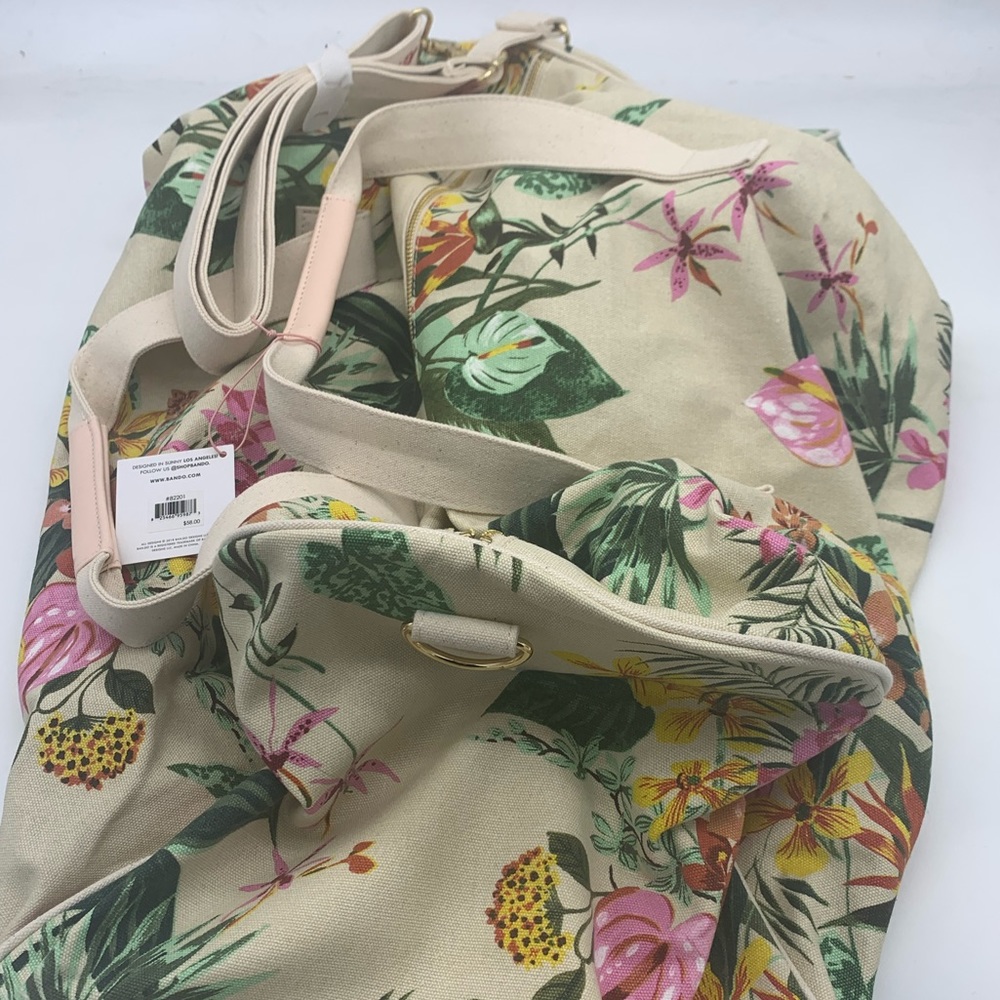 Bando flower duffle bag